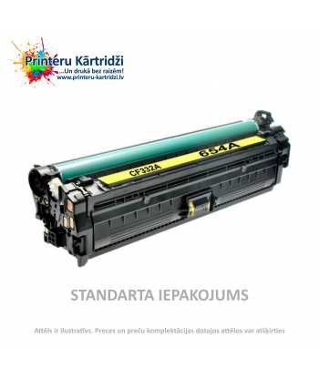 Картридж HP 654A Жёлтый (CF332A)